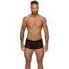 Noir Handmade Men Leopard Mesh Boxershorts - Svart - XL