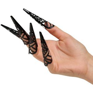 Sex & Mischief Metall Sensory Finger Tips - Svart