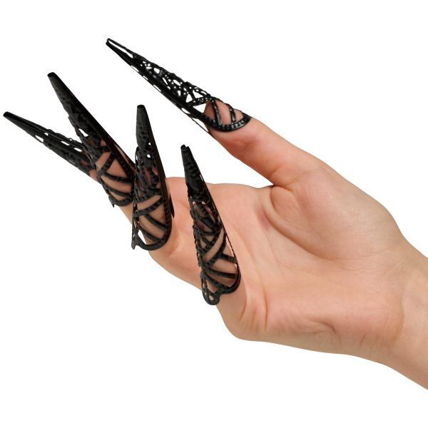 Sex & Mischief Metall Sensory Finger Tips - Svart