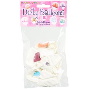 Little Genie Dirty Boob Ballonger - Vit