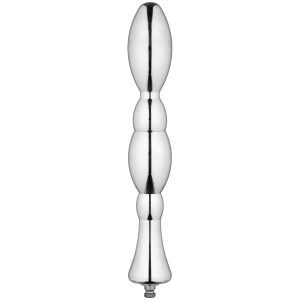 Hismith Anal Bubbled Dildo Tillbehör med KlicLok 21 cm - Silver