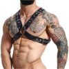 MaleBasics DNGEON X Kors Kedja Harness - Svart