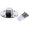 45533 x pole sport fixed flange plate 45mm chrome 01 product