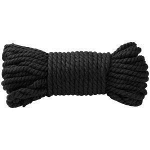 Doc Johnson Merci Bind & Tie Hampa Bondage rep 15 m - Svart
