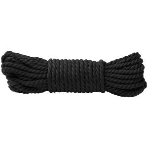 Doc Johnson Merci Bind & Tie Hampa Bondage Rep 9 m - Svart