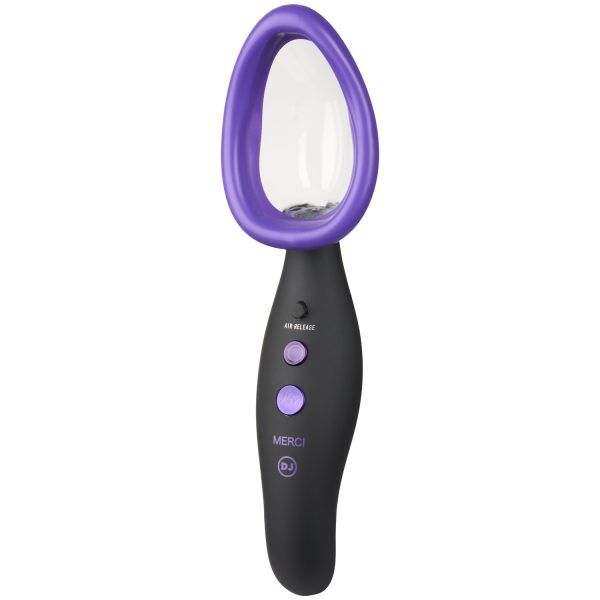 Doc Johnson Merci Pumped Vibrerande Pussy Pump - Svart