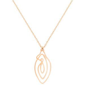 Biird Vulvii Halsband - Roséguld