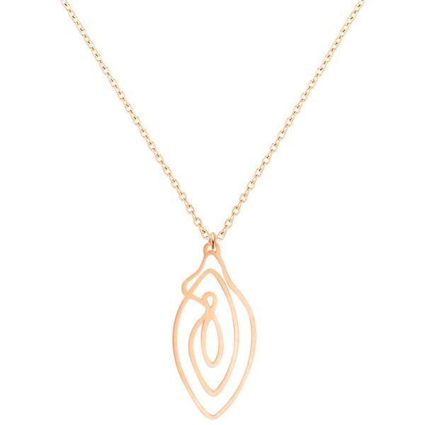 Biird Vulvii Halsband - Roséguld