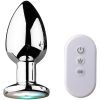 46012 vibrating aluminum led buttplug medium 01 product