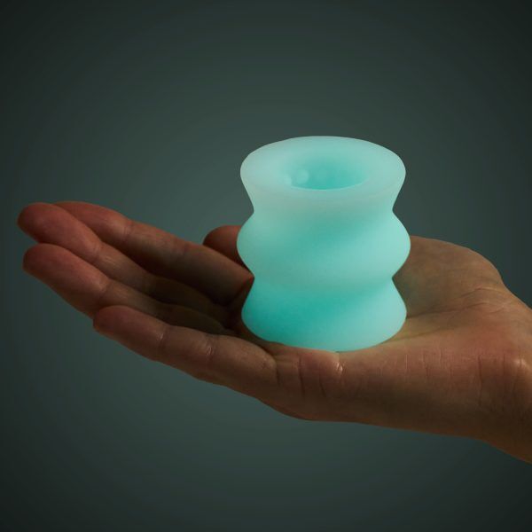 Doc Johnson GoodHead Glow Helping Head Glow Stroker - Vit