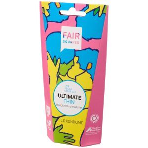 Fair Squared Ultimate Tunna Kondomer 10 st - Klar