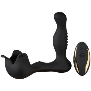 Tracy's Dog Analvibrator med Testikelmassage - Svart