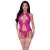 46169 exposed by magic silk basque and g string set raspberry 01 model