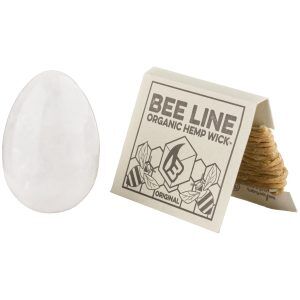 Chakrubs Yoni Egg Prism Clear Quartz - Klar