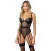 46282 seven til midnight teddy with removeable garters black 01 model