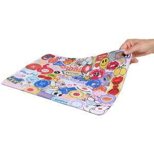 Sinful Sticker-Bomb Printed Mousepad - Blandade färger