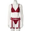 NORTIE Willow Red Bralette Set - Röd - One Size