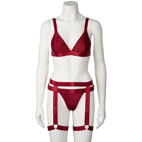 NORTIE Willow Red Bralette Set - Röd - One Size