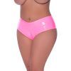 Magic Silk Exposed Club Candy Pink Lågmidjade Boy Shorts Plus Size - Ljusrosa - Queen Size