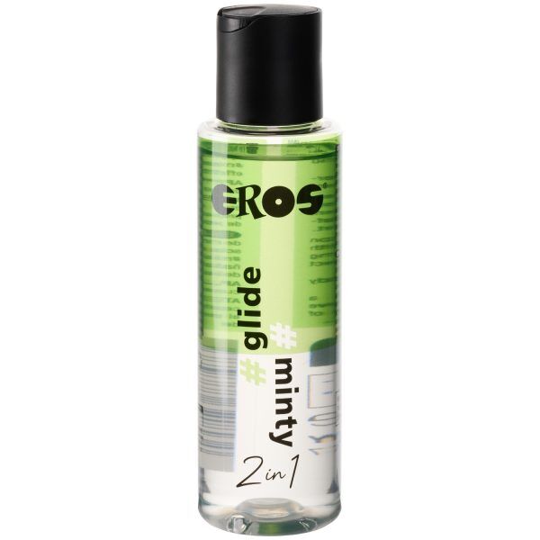 Eros 2 in 1 minty Silikonbaserat glidmedel 100 ml - Klar
