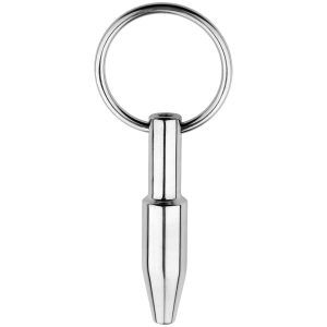 Penis Plug av Stål med Hål - XL