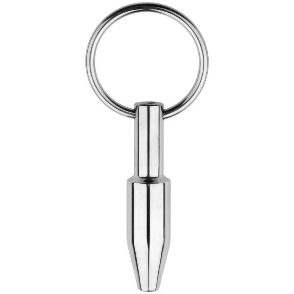 Penis Plug av Stål med Hål - 2XL