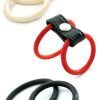 6-pack Nitrile Rings - Röd Vit Svart