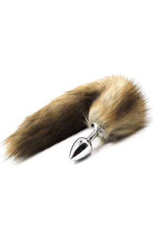 Fox Tail Plug Golden Brown