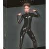 Helkroppsdress Black Vinyl Medium