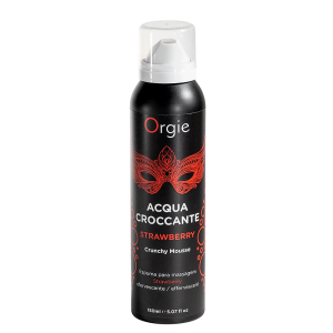 Acqua Croccante Crunchy Massagemousse Jordgubbe 150ml
