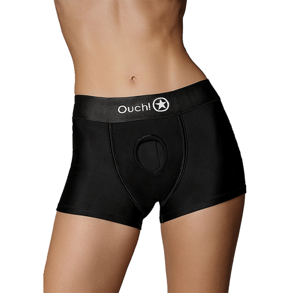 Ouch! Vibrating Strap-on Boxer-M/L