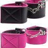 reversible wrist cuffs pink