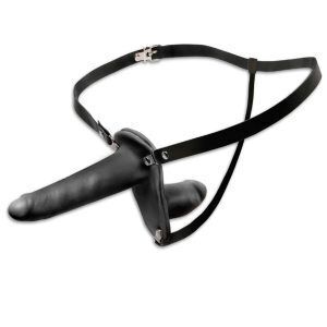Fetish Fantasy Dubbel Strap-on - Svart