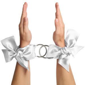 So Divine Luxury Siden Restraints - Vit