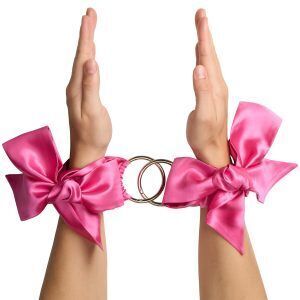 So Divine Luxury Siden Restraints - Ljusrosa