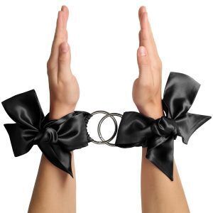 So Divine Luxury Siden Restraints - Svart