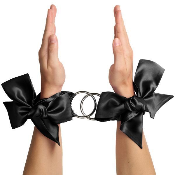 So Divine Luxury Siden Restraints - Svart