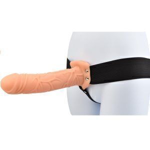 Loving Joy 20 cm Ihålig Strap-On – Vanilj