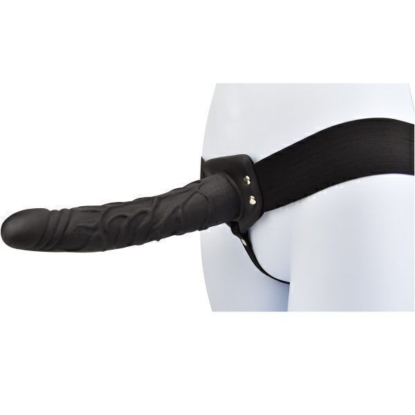 Loving Joy 23 cm Ihålig Strap-On – Svart