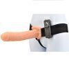 N11682 loving joy 8 inch vibrating hollow strap on vanilla 1