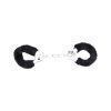 N11850 bound to play heavy duty furry handcuffs black