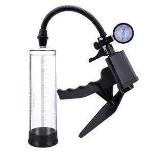 Rev-Pump Gauge Pistol Grip Penispump