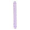 N11950 loving joy 12 inch double dildo purple lying down