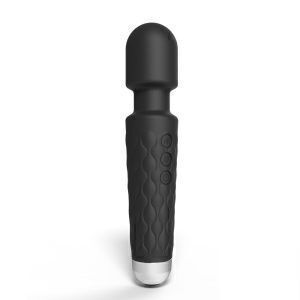 Loving Joy 20-Funktions Wand Vibrator Svart