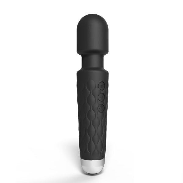 Loving Joy 20-Funktions Wand Vibrator Svart