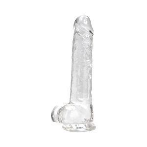 Loving Joy 21,5 cm Dildo med Bollar Klar
