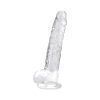 N12188 loving joy 9 inch dildo with balls clear
