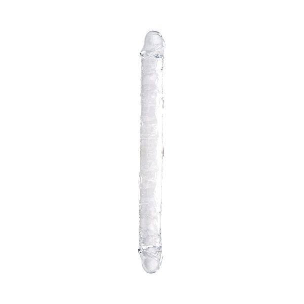 Loving Joy 45,5 cm Dubbeländad Dildo Klar