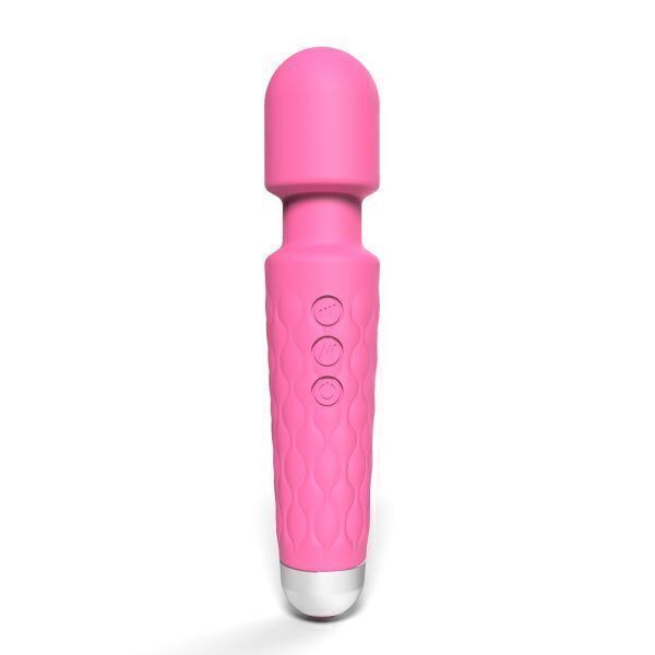 Loving Joy 20-Funktions Wand Vibrator – Rosa