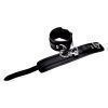 N12265 bound leather wrist restraints 1
